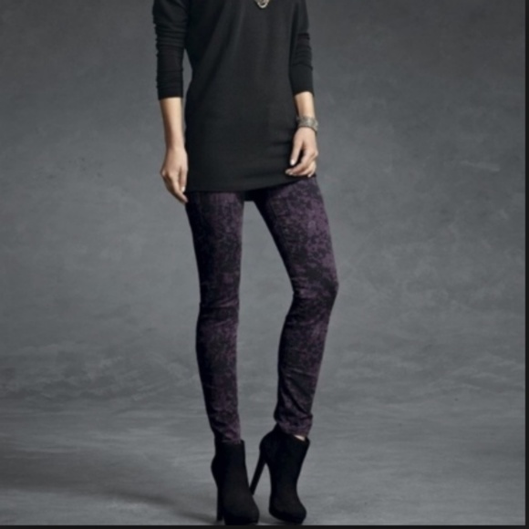 CAbi Pants - CAbi- Purple Twilight Skinny stretch Jeans